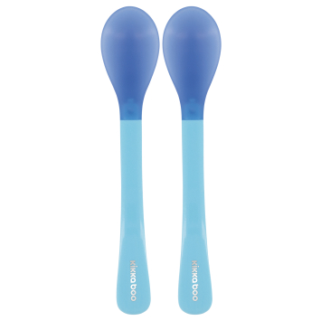 Heat sensing spoons Blue