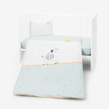 Juego de cama 5 piezas Stripy Friends