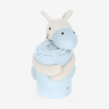 Juguete + manta de bebé Stripy Friends