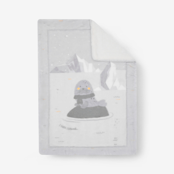 Manta de sherpa supersuave para bebé 80/110 cm Seally Me