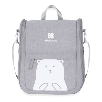 Cama de viaje+bolsa 2en1 Bear Gris