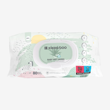 Toallitas húmedas Aloe Vera & Panthenol 80uds con tapa 