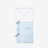 Baby swaddle sack Dream Big Blue
